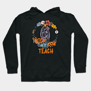 Halloween, Trick or Teach, Women Hoodie